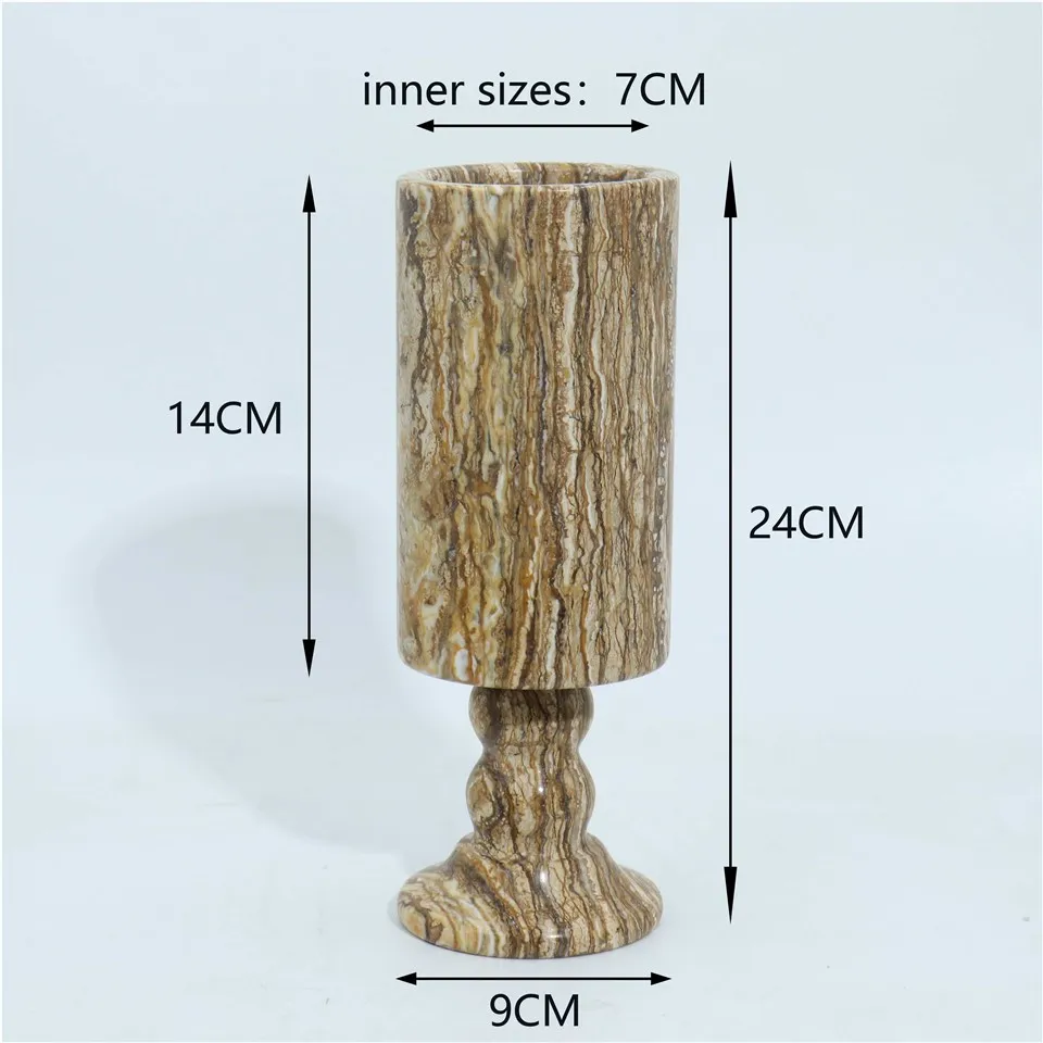 Mramorová podlahová váza