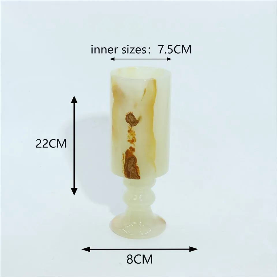 Onyxová mramorová váza na květiny