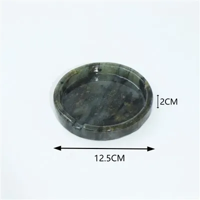 Hnědý mramorový popelník