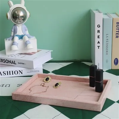 Třešňový květ Růžový čtvercový podnos