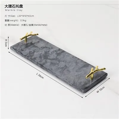 Mramorový tác na domácí potřeby