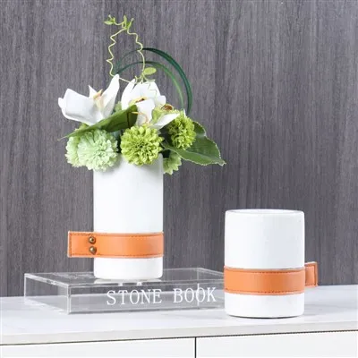 Mramorová Váza S Kůží