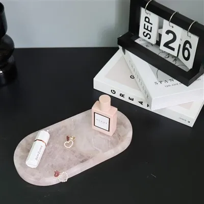 Oválný podnos na prášek z nefritu