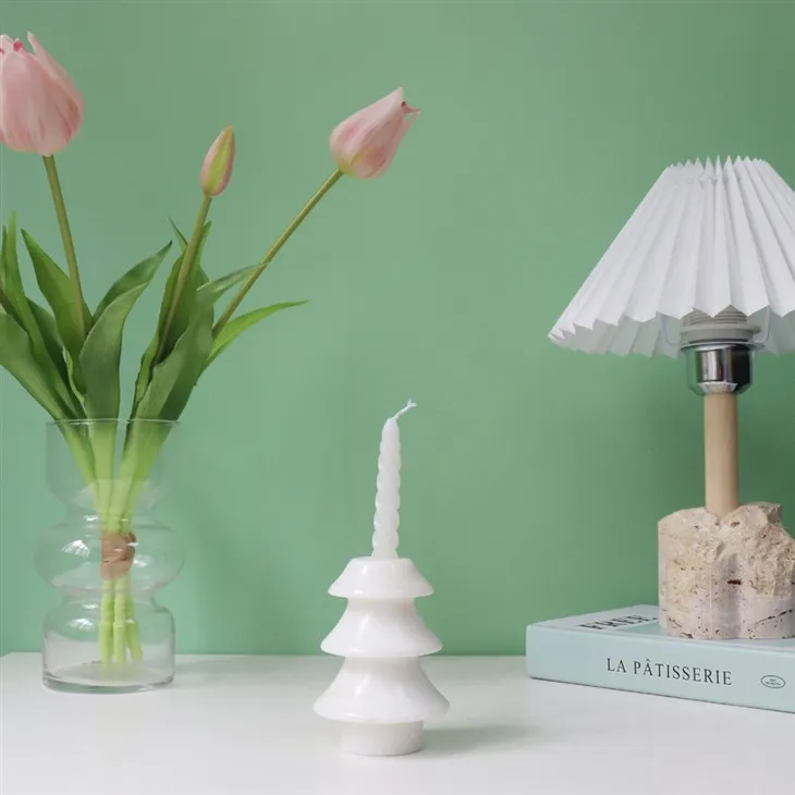 White Marble Christmas Tree Candle Holder price